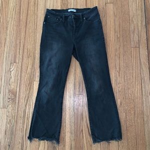 Madewell Black Cali-Demi Boot Jean